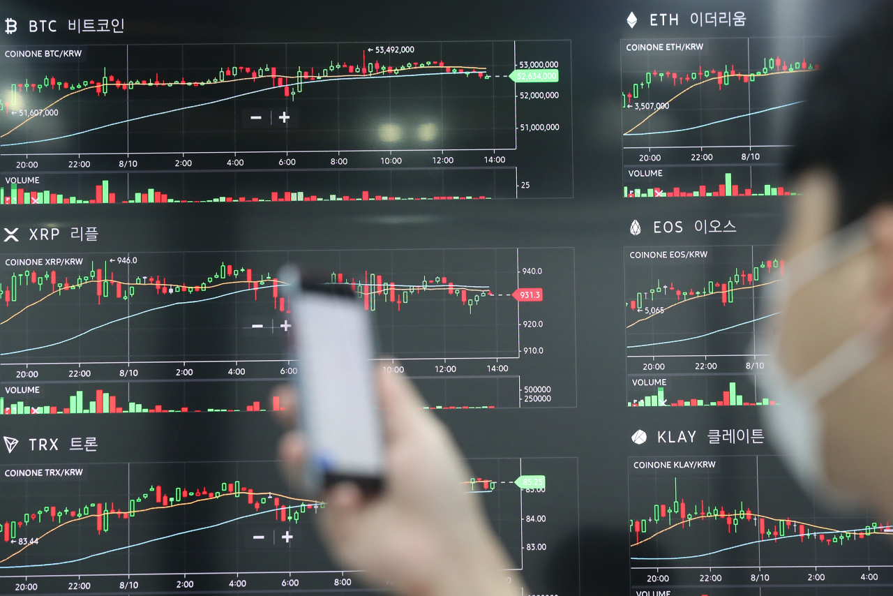 비트코인 국내가격 5200만원대… 이더리움 359만원 - 헤럴드경제