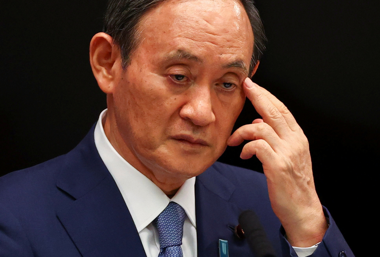 스가 요시히데(菅義偉) 일본 총리. [로이터]