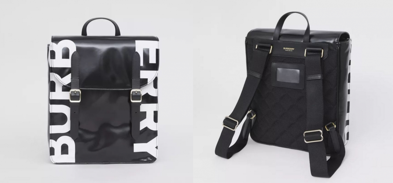 버버리 로고가 그려진 사첼백(satchel bag·책가방처럼 끈이 있는 각진 가방)은 95만원에 책정됐다. [버버리 공식 홈페이지]