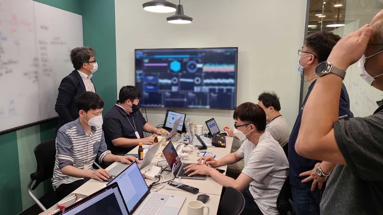 베스핀글로벌 코로나19 예방접종 사전예약 시스템 개발 운영 상황 모습[베스핀글로벌 제공]