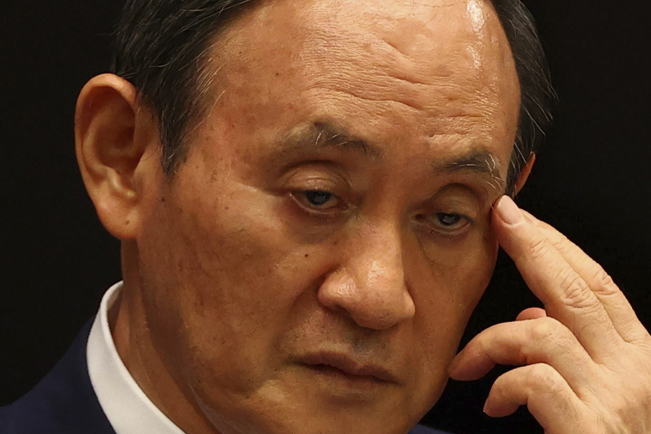 스가 요시히데(菅義偉) 일본 총리. [AP]