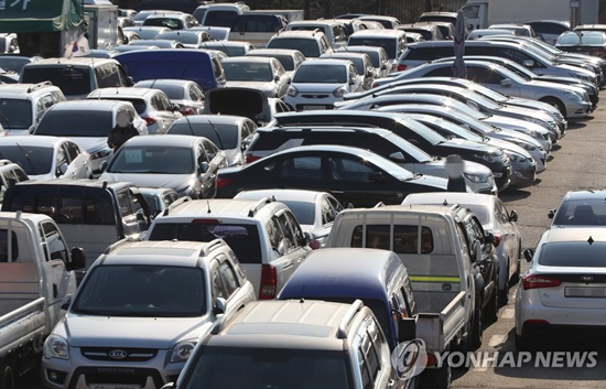 중고차 매매단지 자료사진. [연합뉴스]