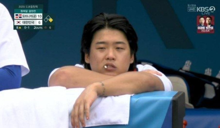 [KBS 올림픽 야구 중계 화면 캡처]