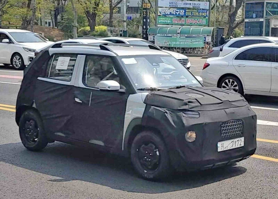 현대차가 다음달 출시하는 1000㏄급 경량 SUV 캐스퍼.