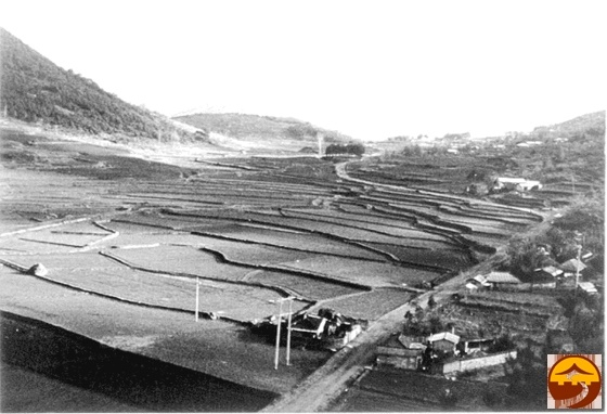 1960년대 순천시 용당동 망북 전경. [순천시 제공]