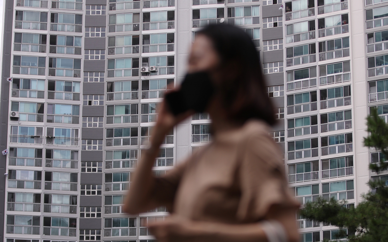 서울의 한 아파트. [연합]