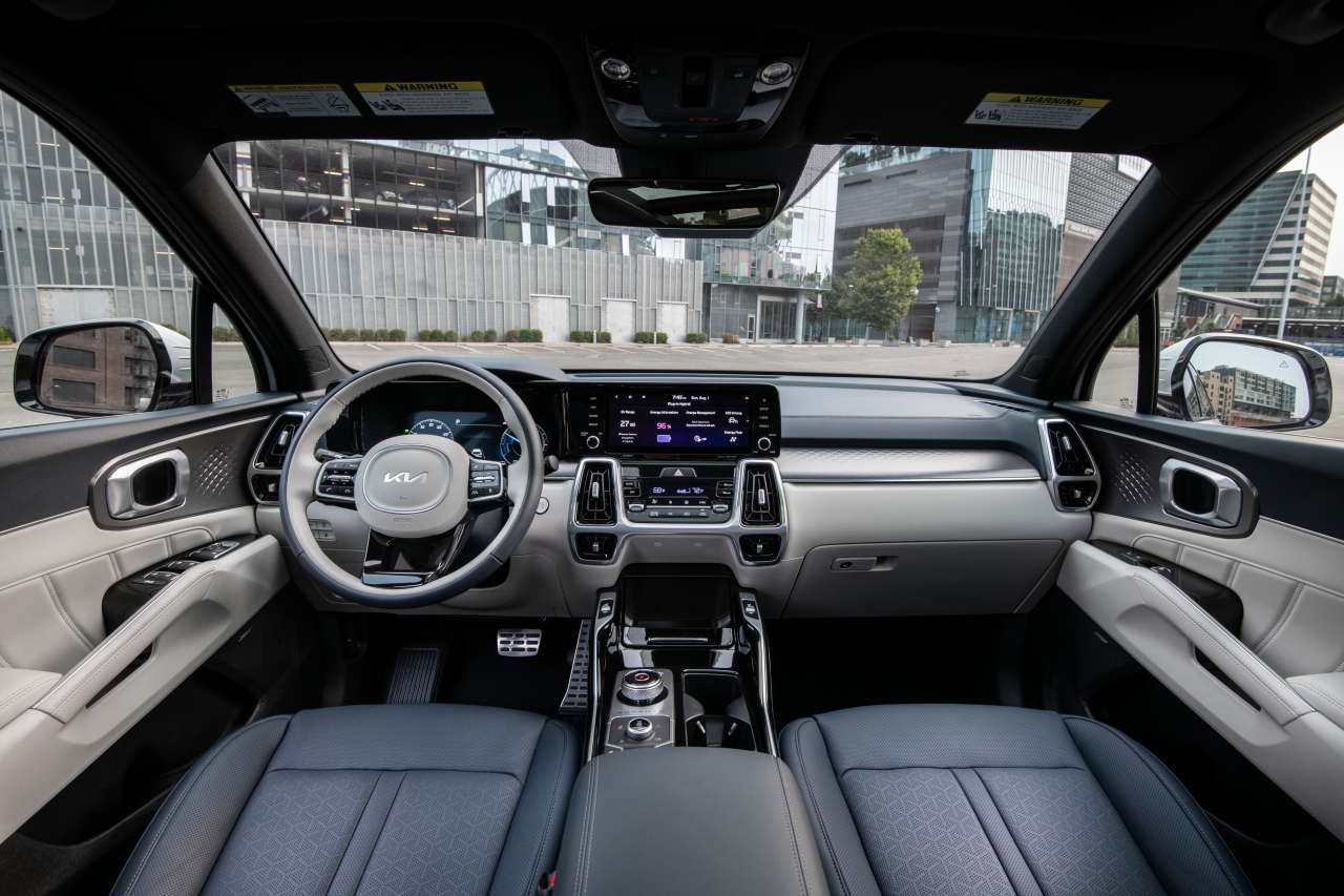 기아 쏘렌토 PHEV 실내 인테리어. [기아 제공]