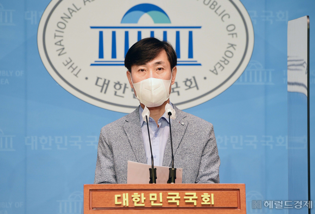 [헤럴드경제=이상섭 기자] 국민의힘 대선 예비후보인 하태경 의원.