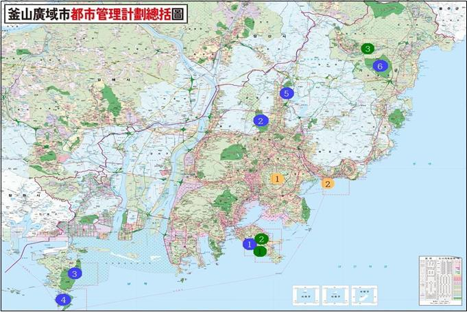토지비축사업 대상시설 위치도 [부산시 제공]