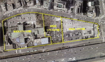 강남구 옛 서울의료원 부지(남측). [서울시 제공]