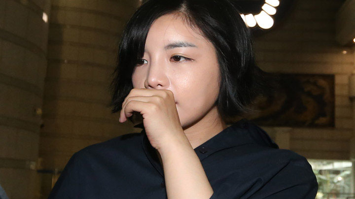 2014년 졸피뎀 투약 혐의로 불구속 기소된 에이미. [연합]