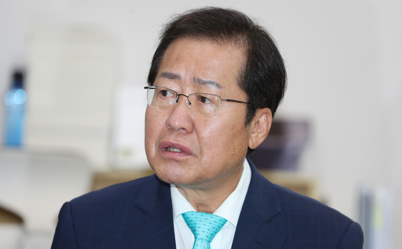 국민의힘 대권주자인 홍준표 의원 [연합]