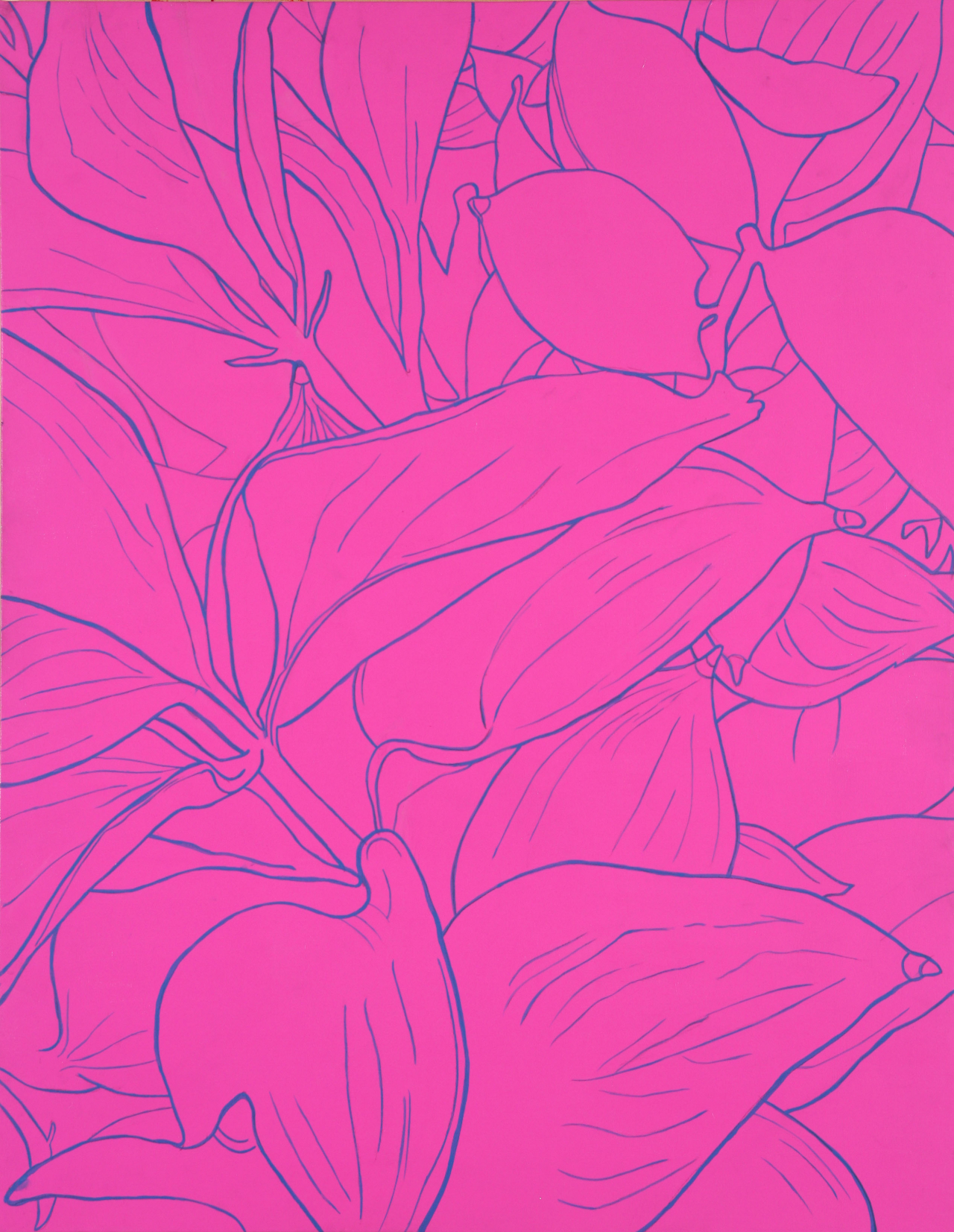 김세은, Positive&Negative.Pink.07.07, Acrylic on canvas, 112.1 x 145.5cm_2007 [슈페리어갤러리 제공]
