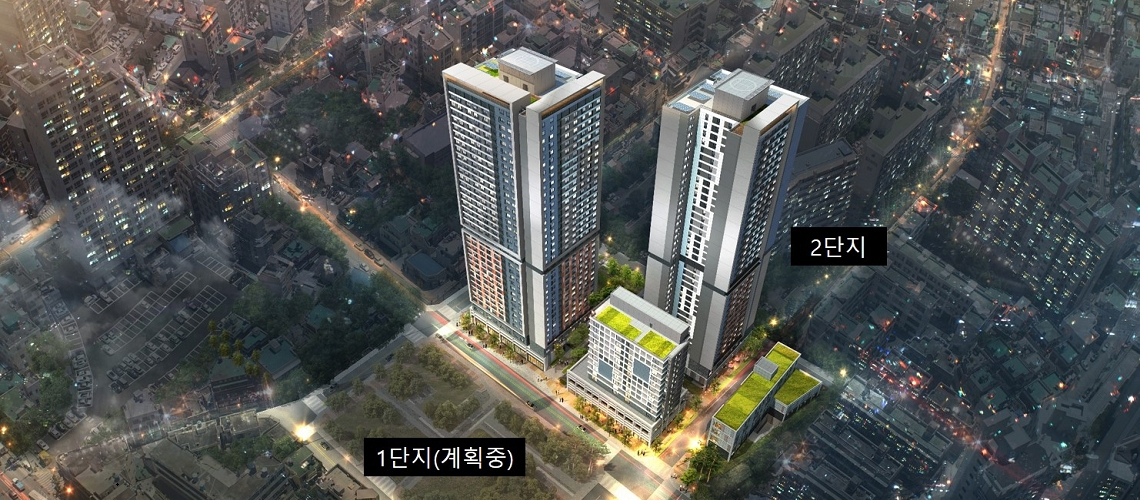 부산시청 앞 행복주택 조감도 [부산도시공사 제공]