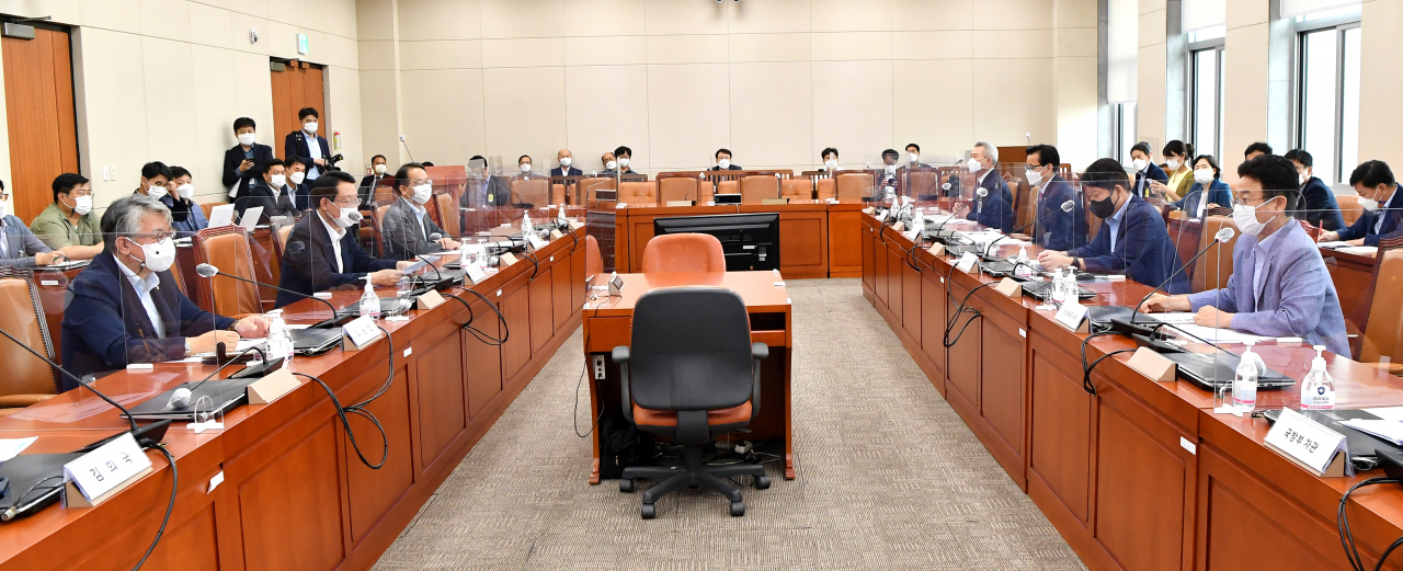대구경북 통합신공항 여·야·정 협의체 회의 모습.[경북도 제공]