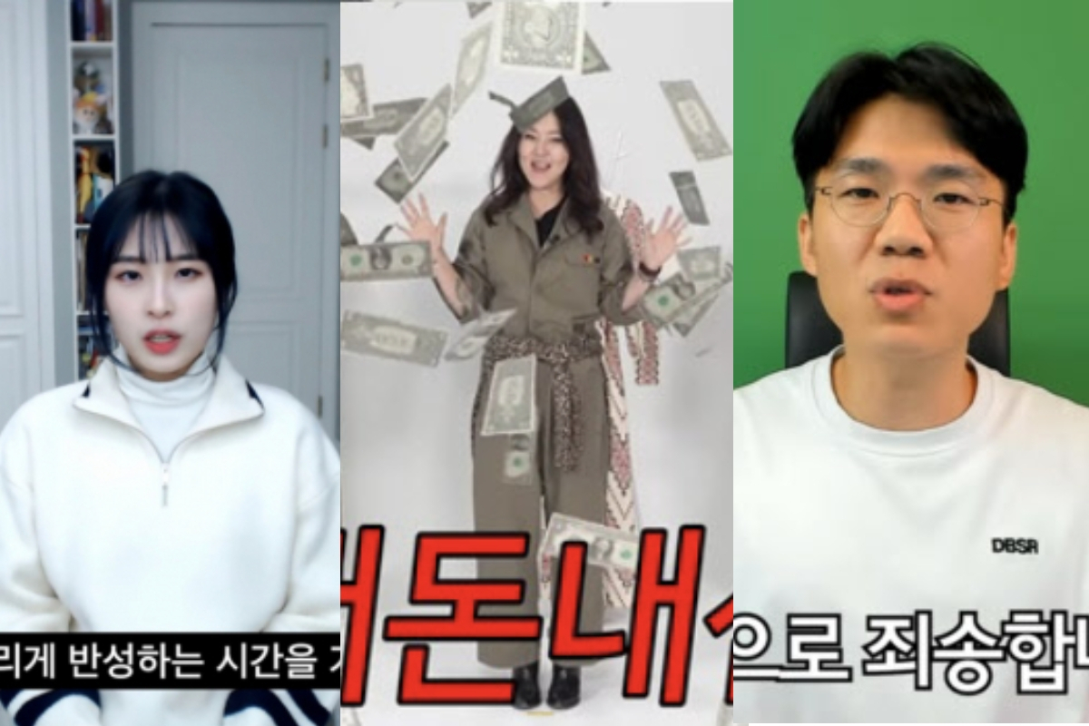 ‘뒷광고’ 사태 당시 논란이 일었던 유명 유튜버들. [각 채널 캡처]