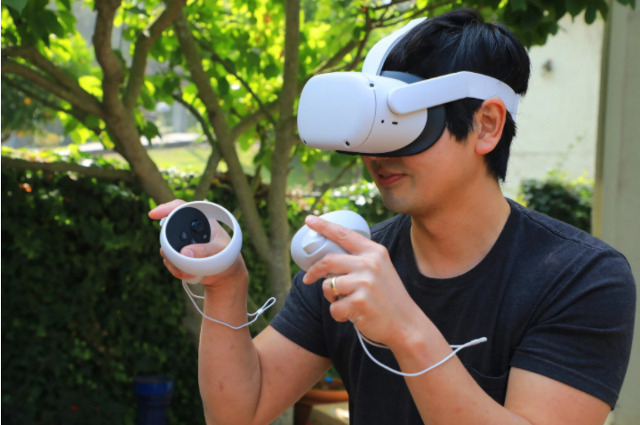 가상현실(VR) 기기 오큘러스 퀘스트2 [페이스북 제공]