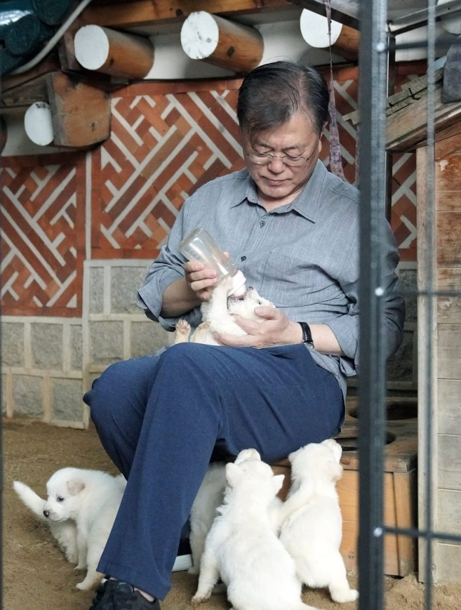 문 대통령이 지난 7월 5일 자신의 페이스북에 올린 사진