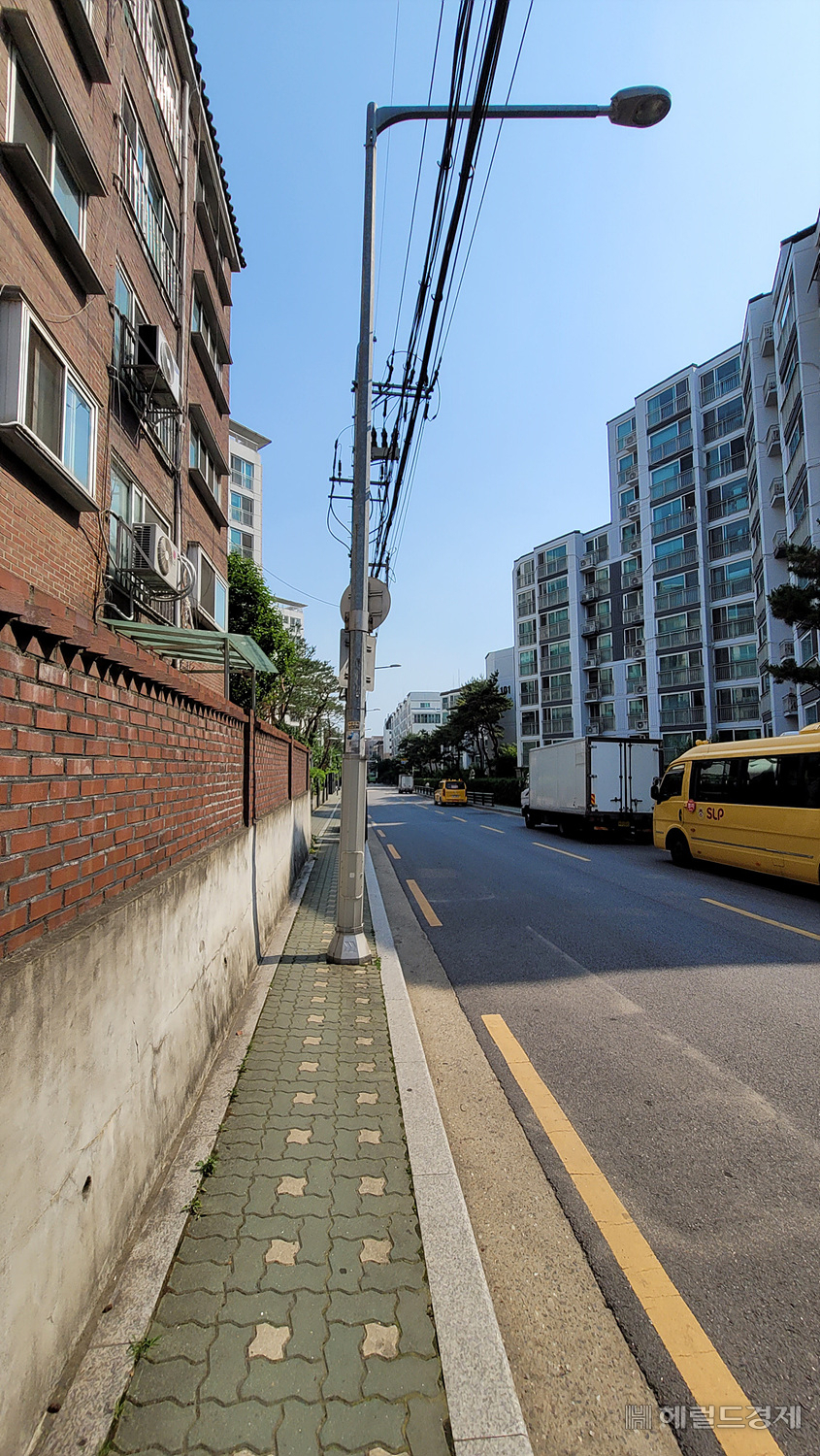 월정로 구간 노후가로등. [양천구 제공]