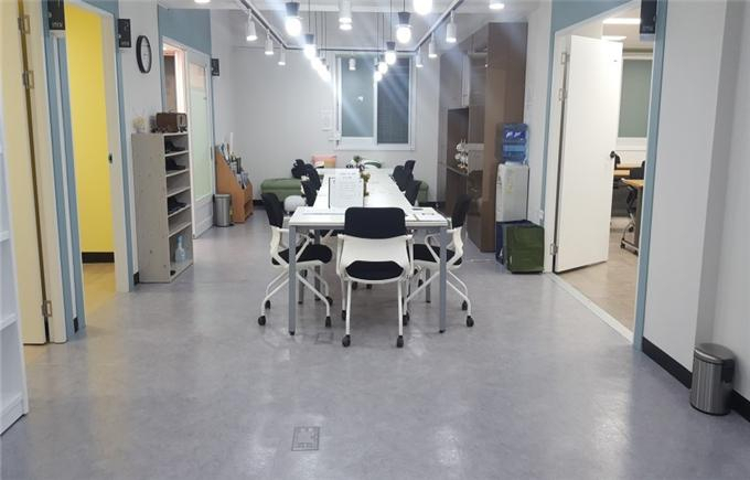 부산진구 부전동에 소재 이동·플랫폼노동자 지원센터, 도담도담 내부. [부산시 제공]