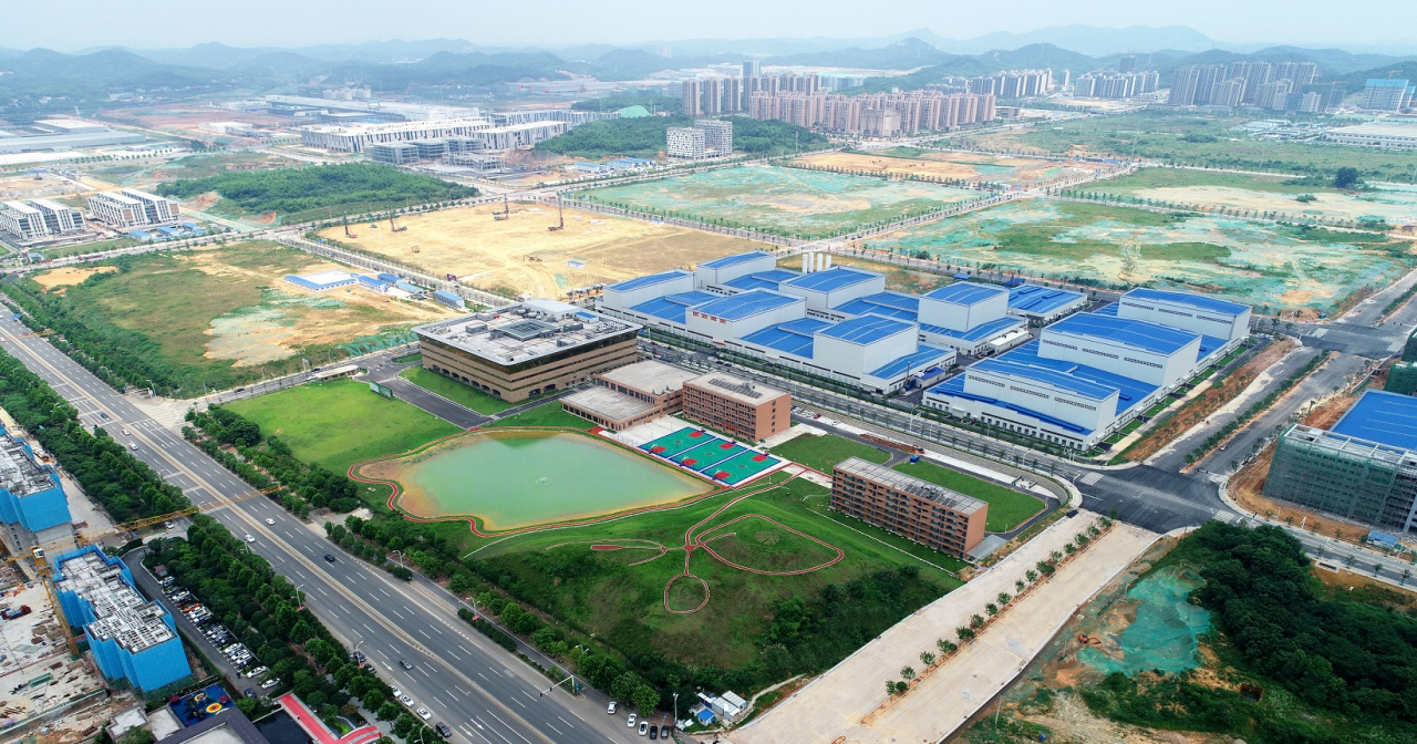 2단계 공사가 진행 중인 샨샨의 후난성 내 다창샤(大长沙) 사이트 전경. [바스프 제공]