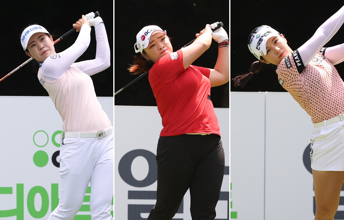 박민지, 장하나, 박현경 [KLPGA 제공]