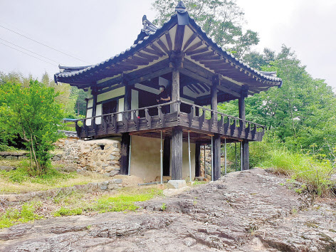 경북 영덕 옥계의 침수정.