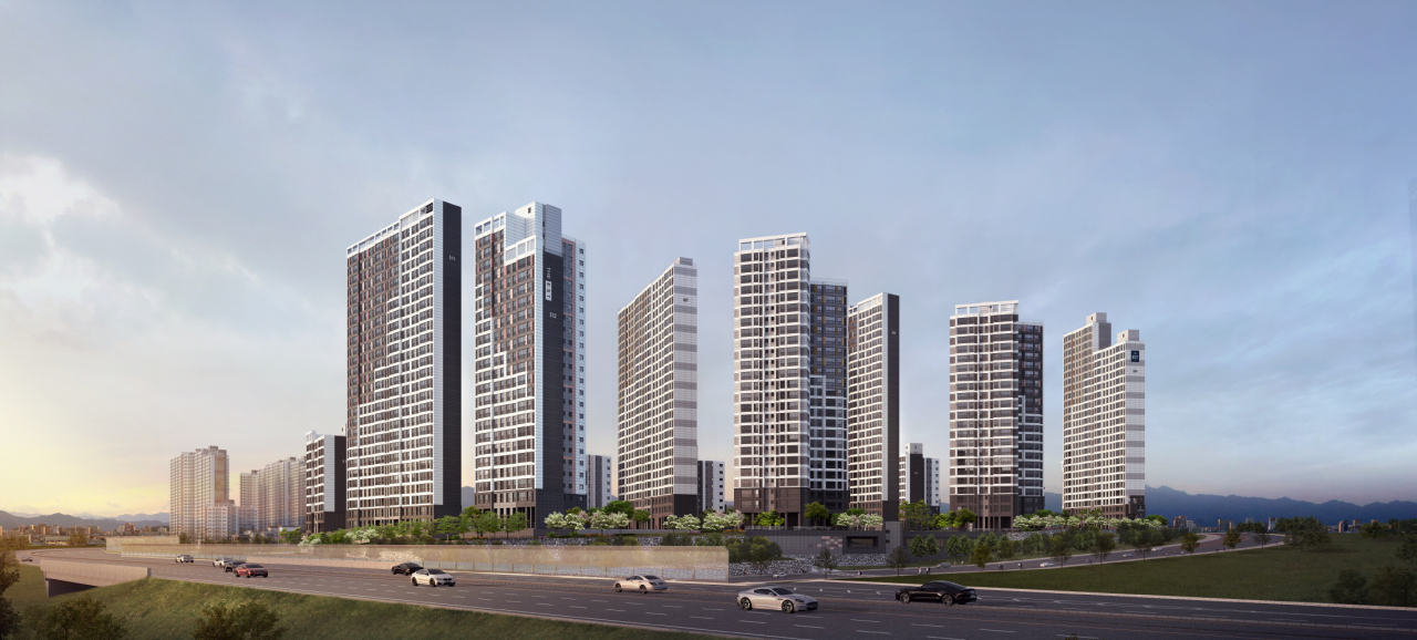 평택 지제역 동문 디 이스트 투시도 [동문건설 제공]