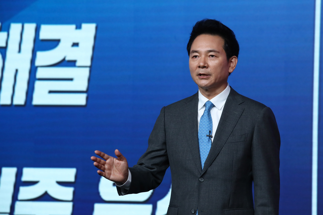 국민의힘 장성민 대선 경선 예비후보. [연합]