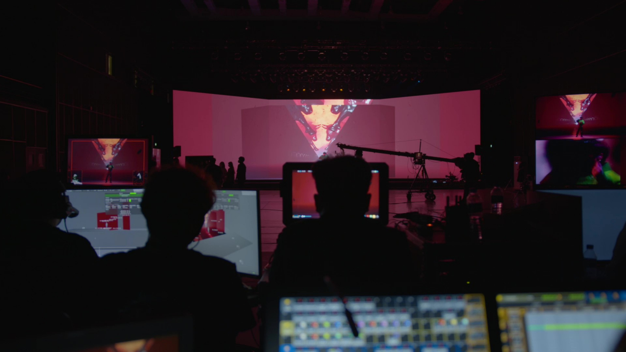 엔피가 지난 달 진행한 XR콘서트 촬영 현장 [엔피 제공]