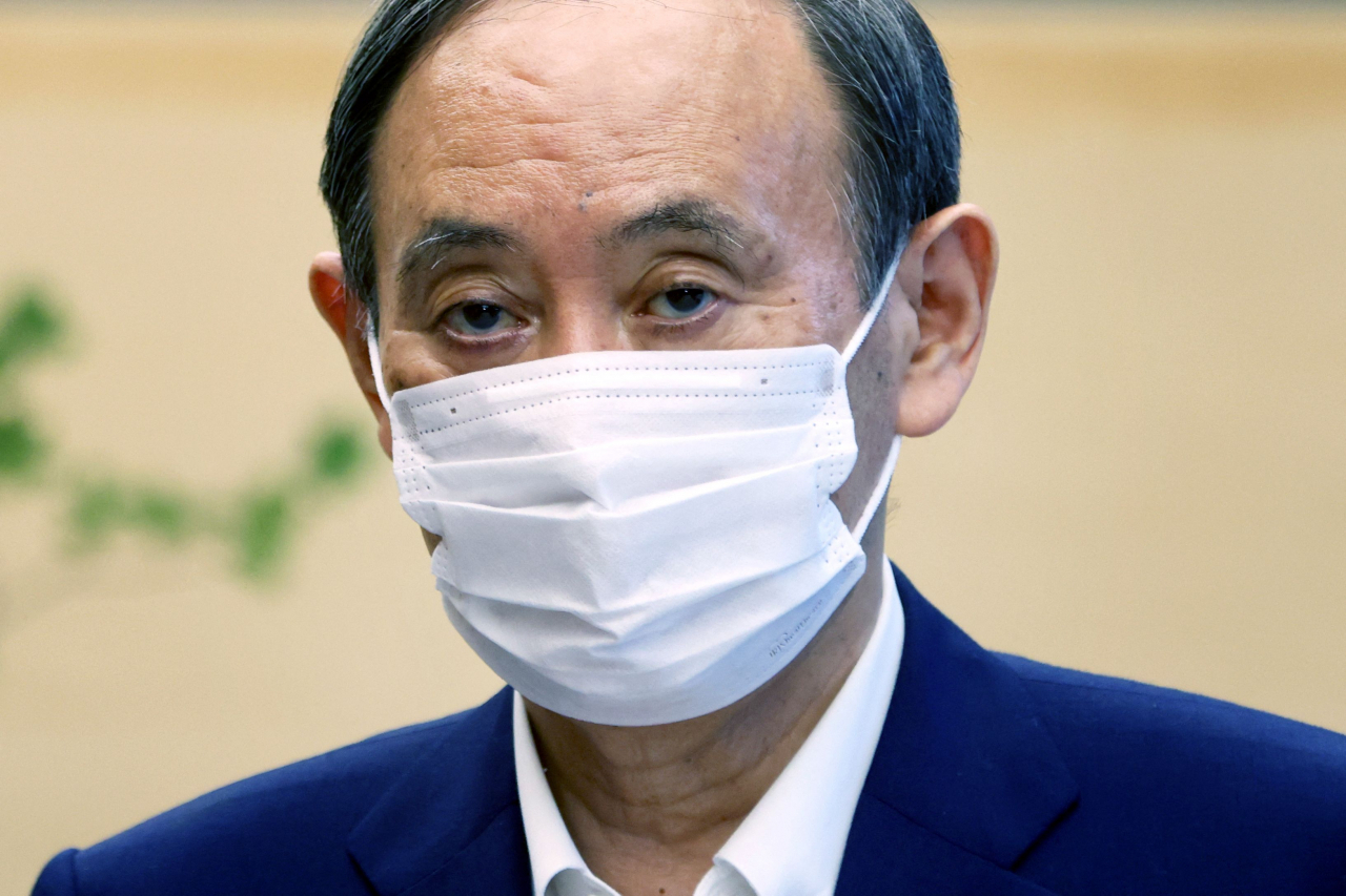 스가 요시히데(菅義偉) 일본 총리. [AFP]