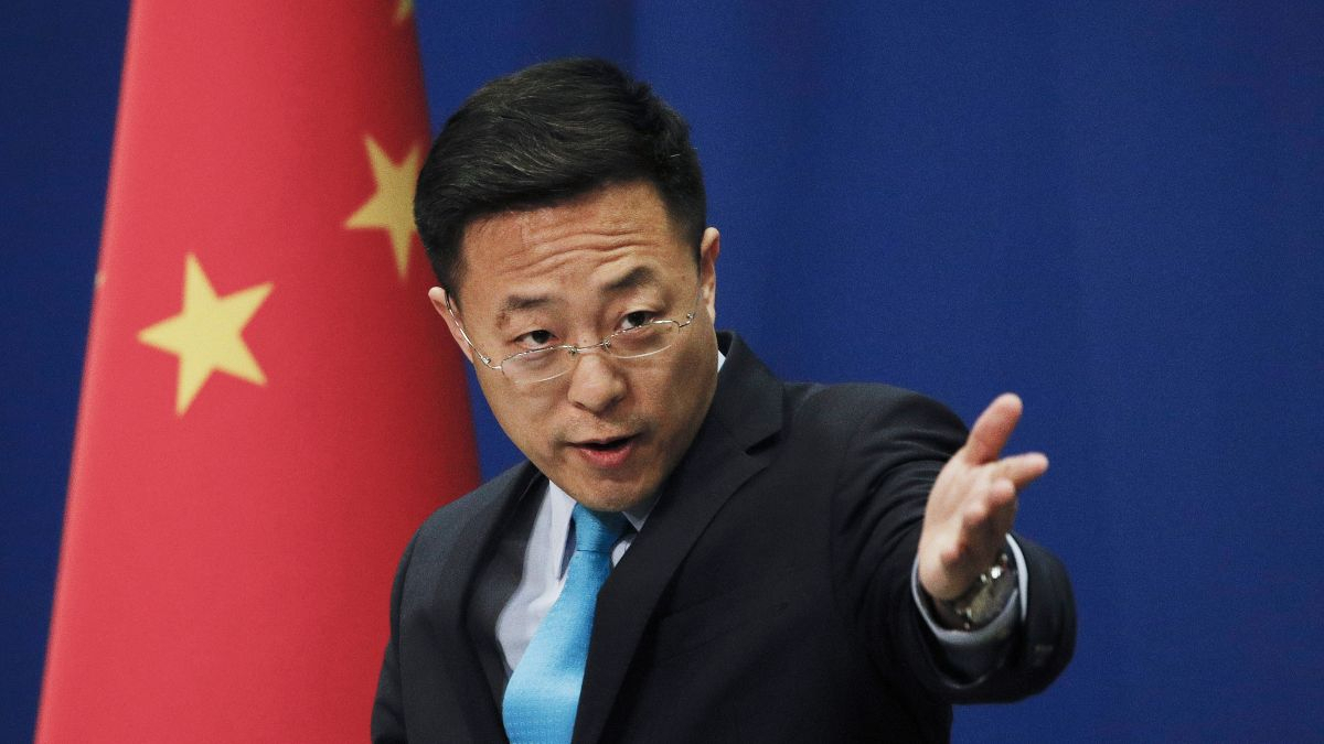 자오리젠(趙立堅) 중국 외교부 대변인. [CNN]