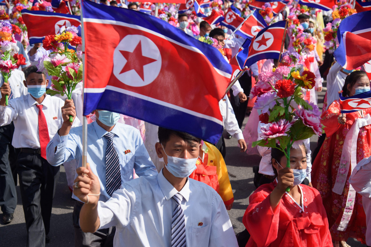 북한이 정권수립기념일을 맞아 9일(현지시간) 평양에서 열병식을 개최했다. [AFP]