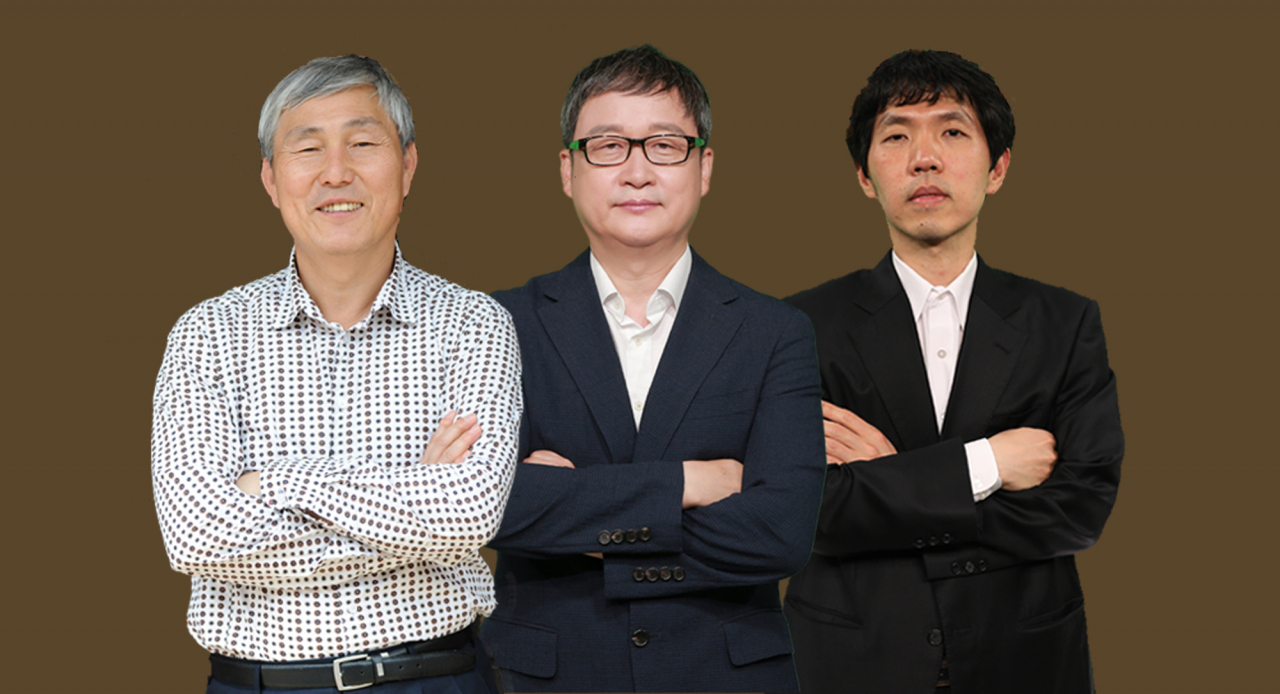 조훈현-유창혁-이창호 9단(왼쪽부터).[한국기원 제공]