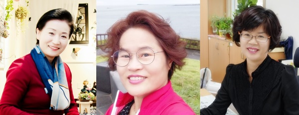 사진 왼쪽부터 허희순, 김미자, 위영애 국장.
