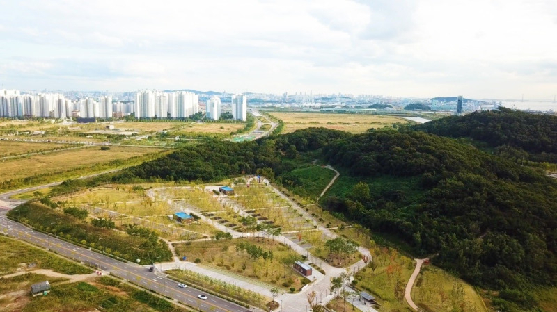 인천 청라국제도시 해변공원 캠핑장