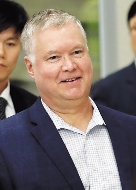 도널드 트럼프 미국 행정부 당시 대북협상을 이끌었던 스티븐 비건 前 미 국무부 부장관. [연합]