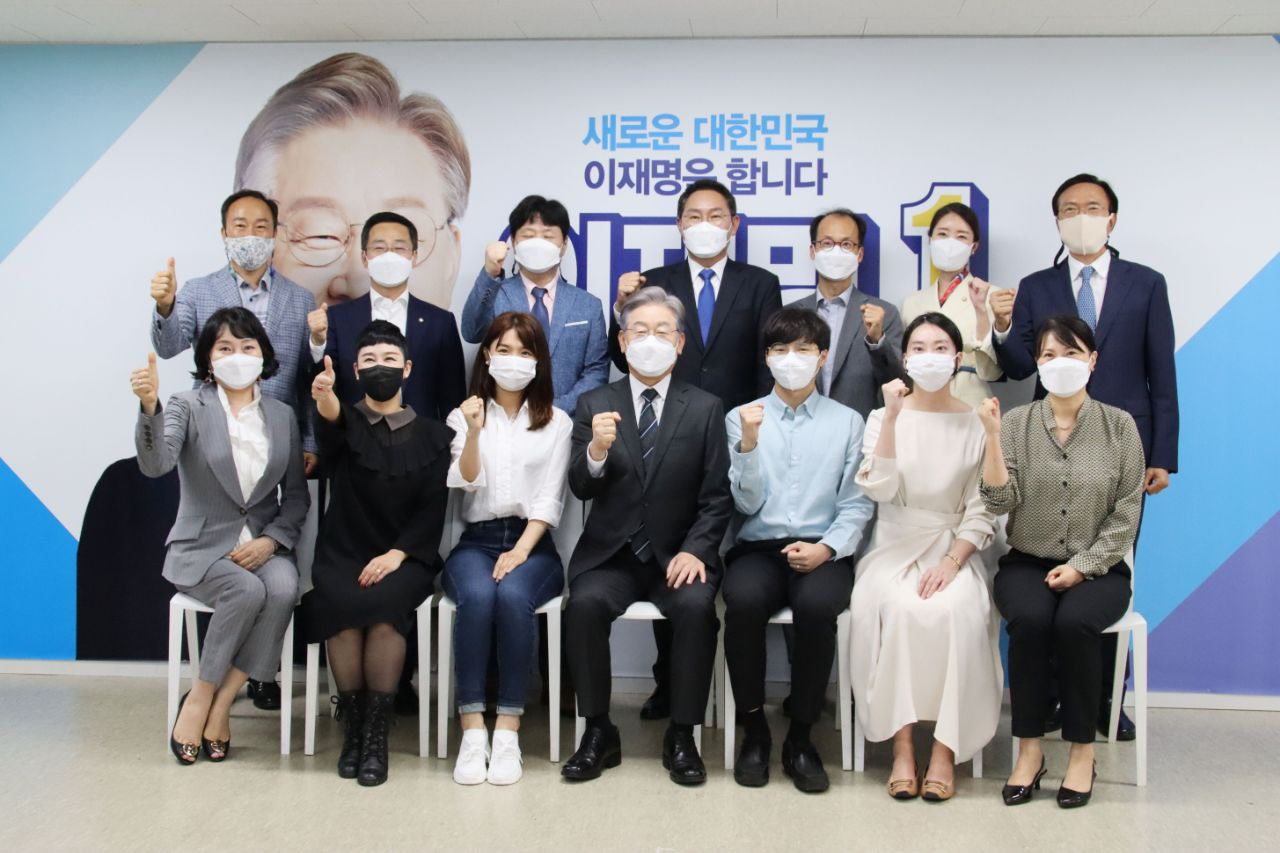 [이재명 후보 캠프 제공]