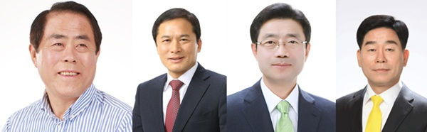 사진 왼쪽부터 김재무, 이용재, 정인화, 문양오.