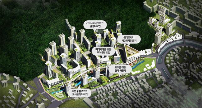 신림1구역 개발 예상 조감도 [서울특별시 제공]