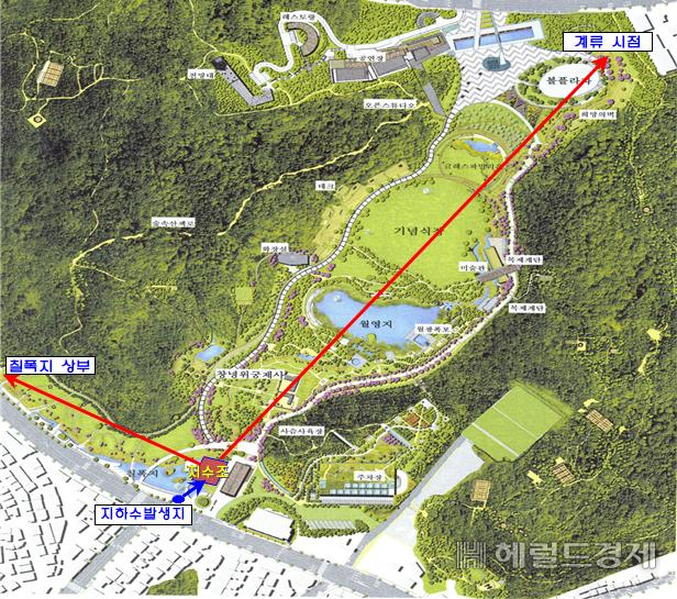 북서울꿈의숲 지하수 활용 이미지. [서울시 제공]