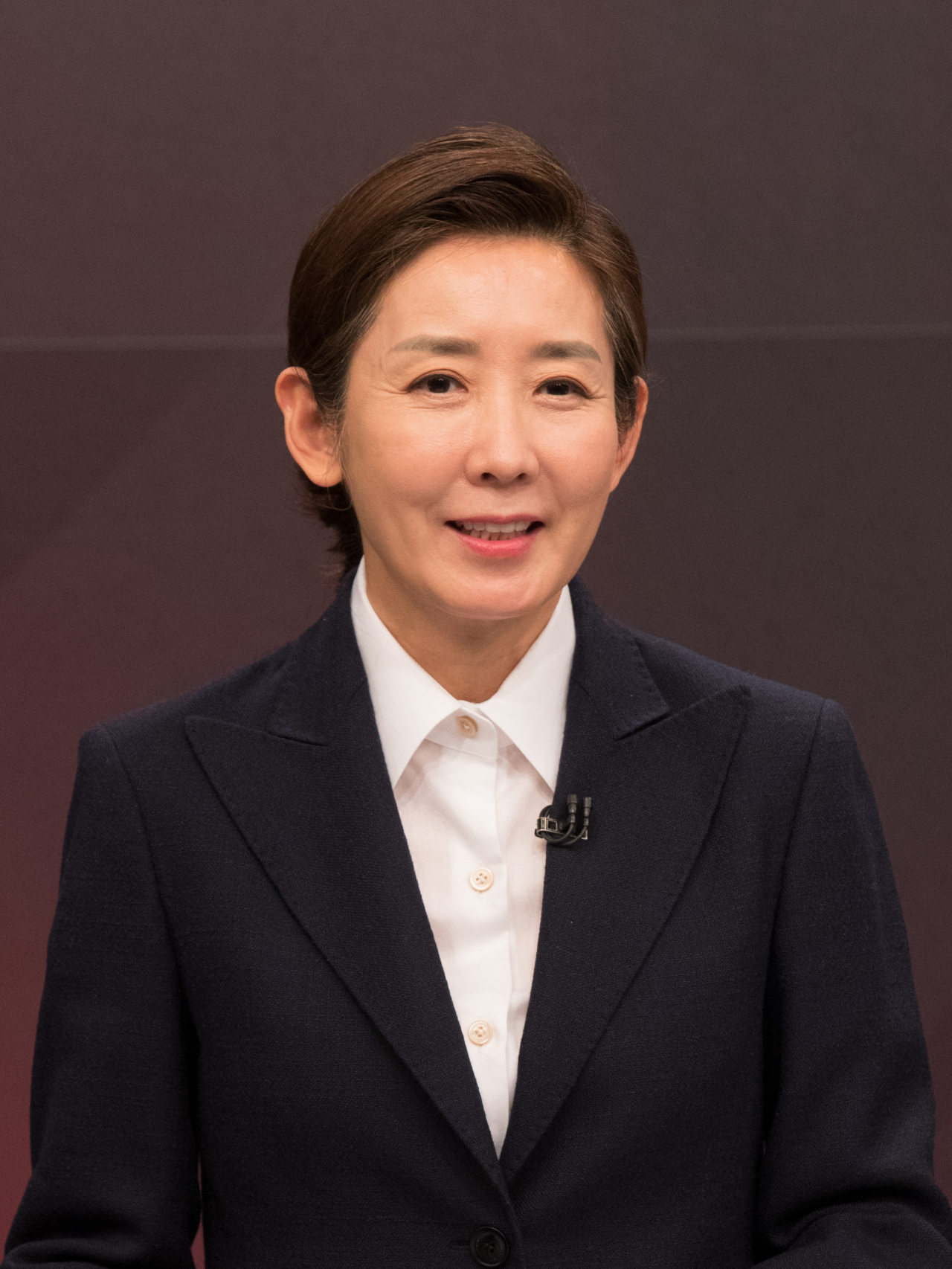 나경원 전 의원이 국민의힘 서울시장 경선후보로 뛰고 있던 지난 3월1일 서울 중구 TV조선에서 열린 4인 비전합동토론에서 발언하고 있다. [연합]