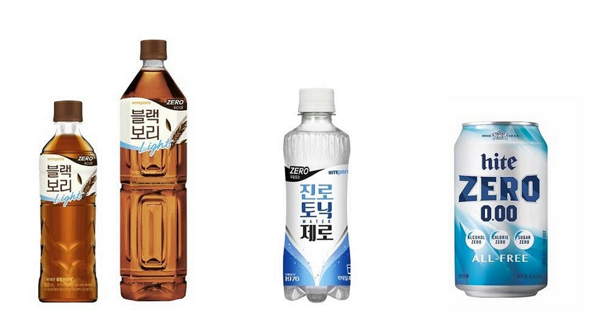 하이트진로음료의 3대 제로 음료. [하이트진료음료 제공]