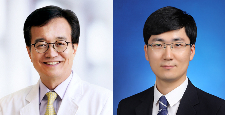 [사진 왼쪽부터] 서울대병원 피부과 정진호 교수, 서울대 화학부 이형호 교수