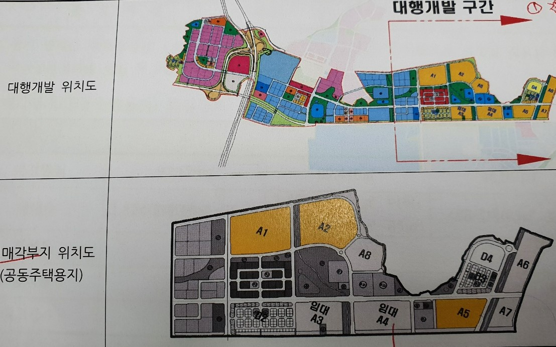 인공지능산업단지 등 1조2000억 규모의 광주첨단3지구 개발사업이 주민갈등, 사전내정설 등으로 논란을 겪고 있다. 사진은 개발계획도
