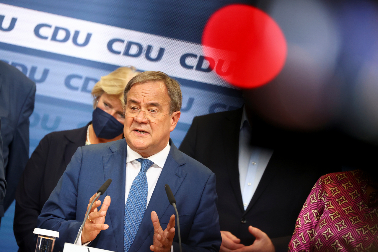 아르민 라셰트 독일 기독민주당(CDU)·기독사회당(CSU) 연합 총리 후보. [로이터]