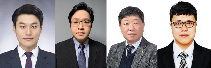 왼쪽부터 권욱봉 DGIST 박사, 최성균 DGIST 센터장, 류재웅 경북대 교수, 박송 DGIST 뇌인지과학전공 초빙교수.[DGIST 제공]