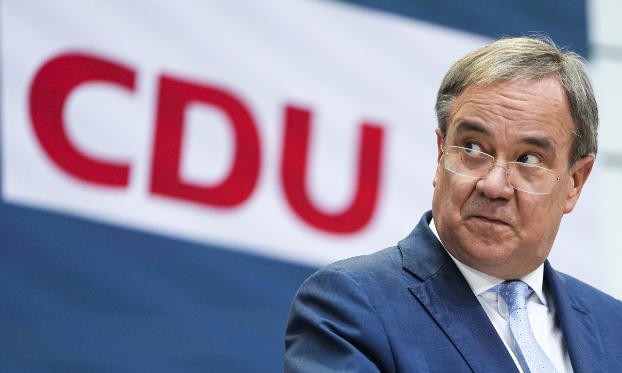 아르민 라셰트 기독민주당(CDU)·기독사회당(CSU) 연합 총리 후보. [AP]