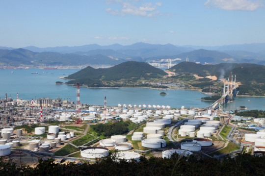 여수산단 전경.