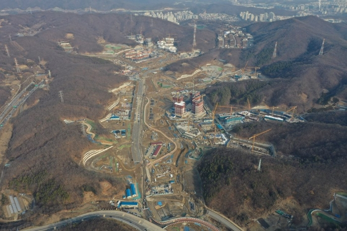 경기도 성남시 분당구 대장동 일대℃ 대장지구 전경.[출처 : 경기일보]